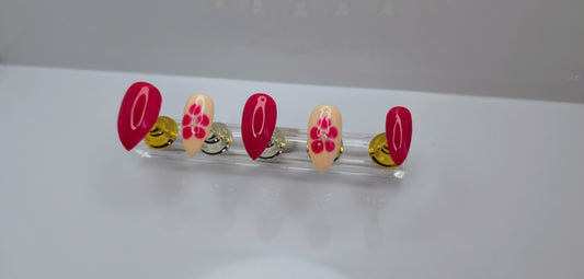 Flower Press On Nails