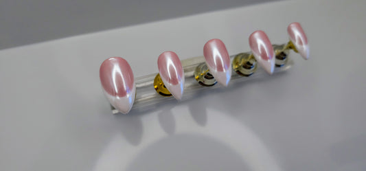 Glazed Frenchies Press On Nails