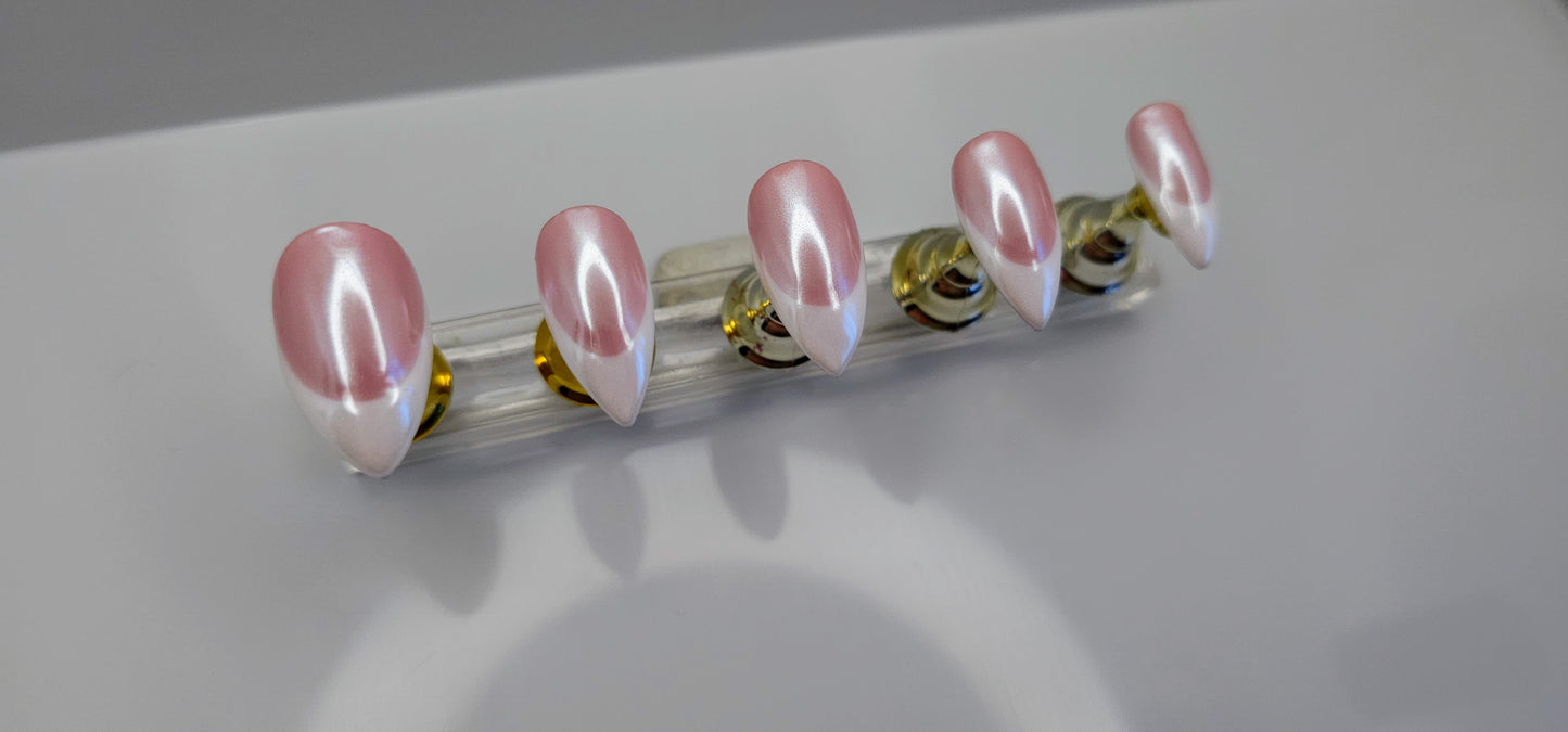 Glazed Frenchies Press On Nails