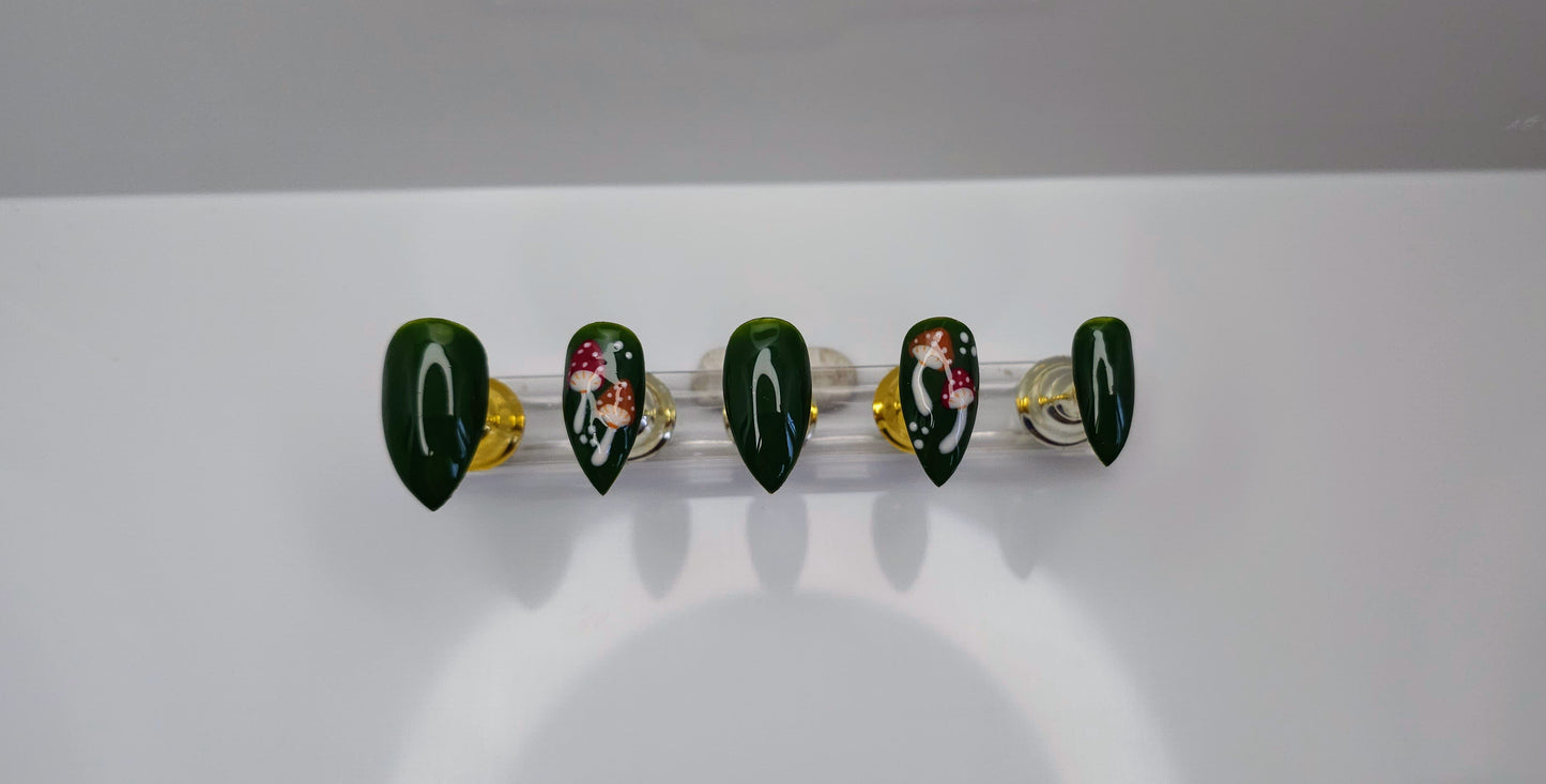Mushroom Press On Nails