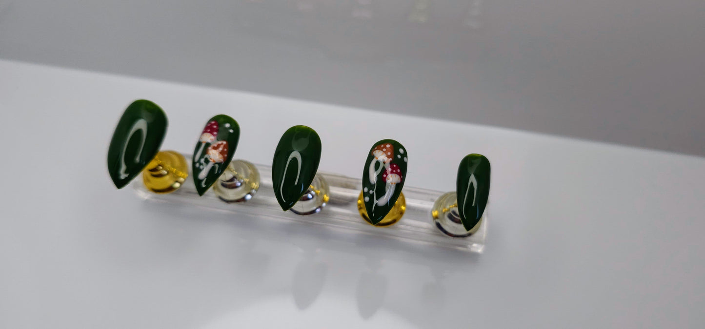 Mushroom Press On Nails