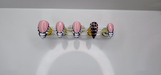 Snake Print Press On Nails