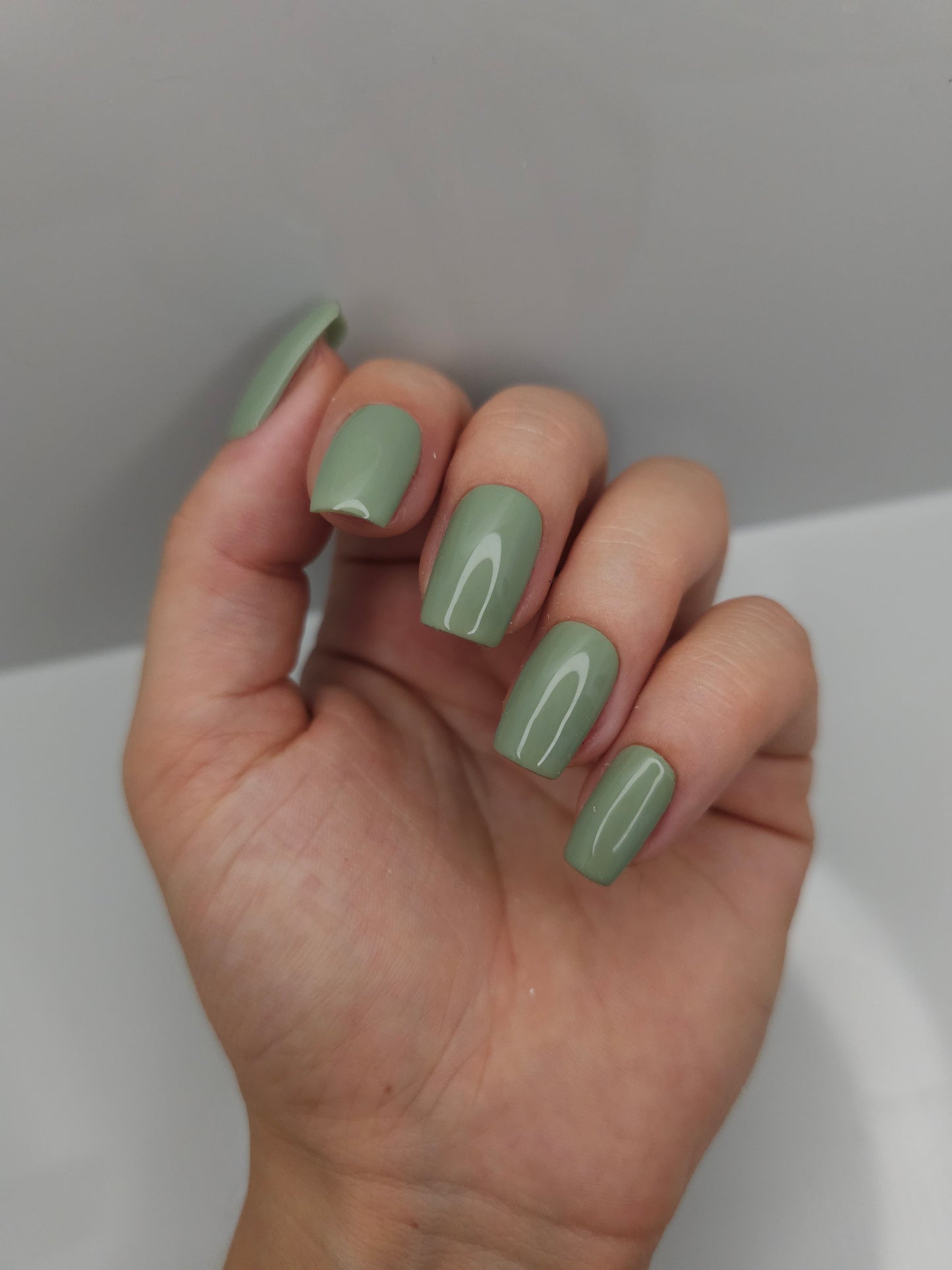 Khaki Press On Nails