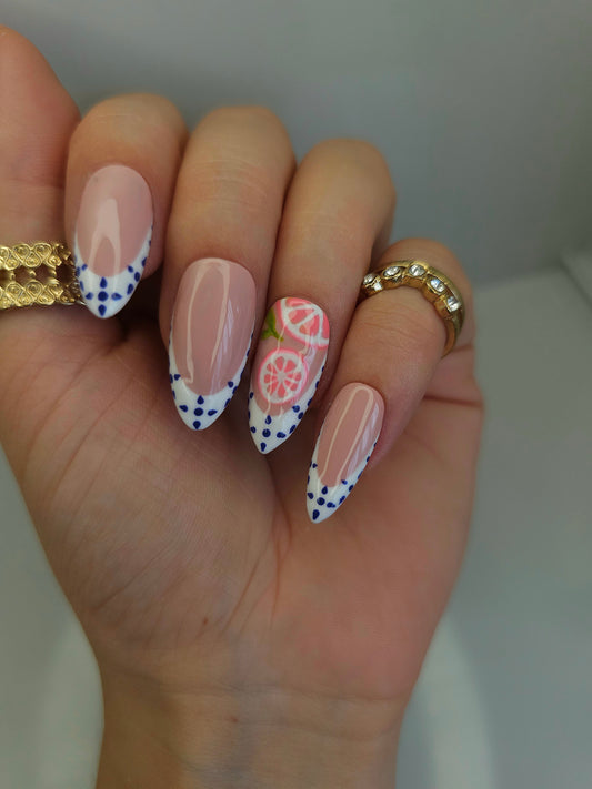 Island Zest Press On Nails