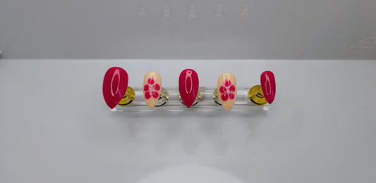 Flower Press On Nails