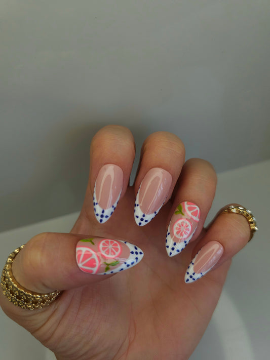 Island Zest Press On Nails